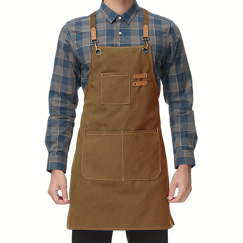 Kitchen Gadgets Trending - Celemek kanvas rumah tangga, tahan minyak