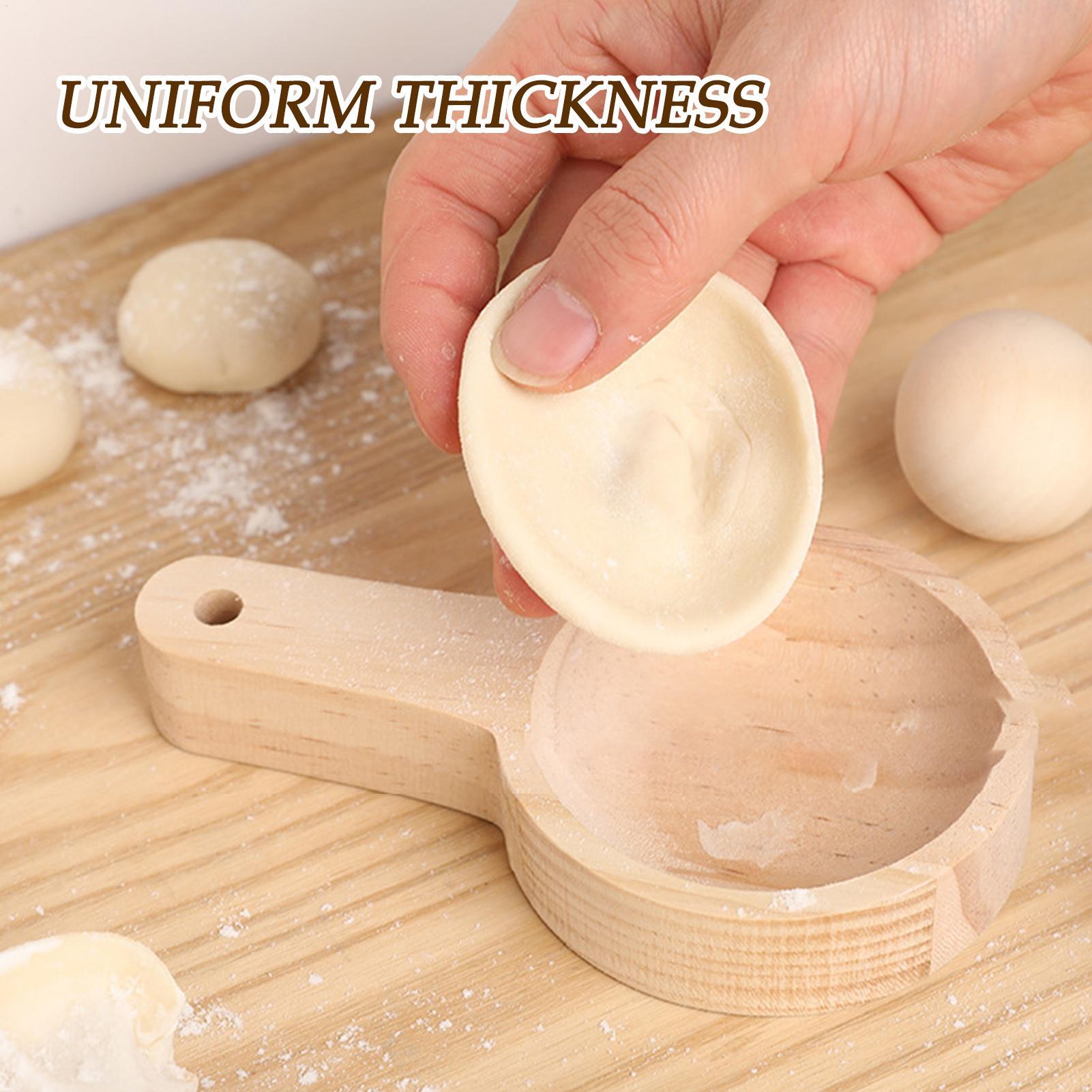 Kitchen Gadgets Dumpling Maker - Alat Pembuat Kulit Pangsit Bulat Genggam,