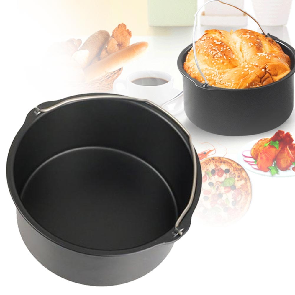 Air Fryer Accessories - Loyang memanggang kue anti lengket, 6/7/8
