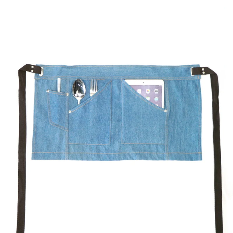 Kitchen Gadgets Trending - Apron pendek setengah badan warna biru