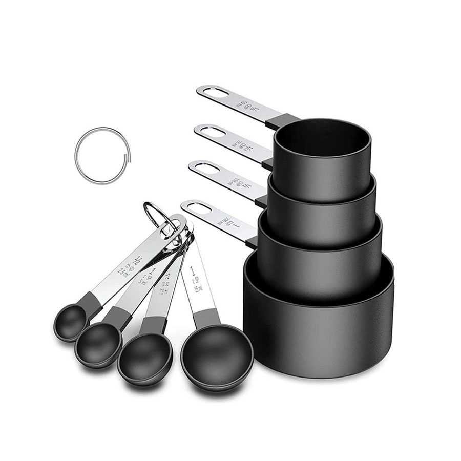 Kitchen Gadgets For Seniors - Set gelas ukur plastik, Sendok Set