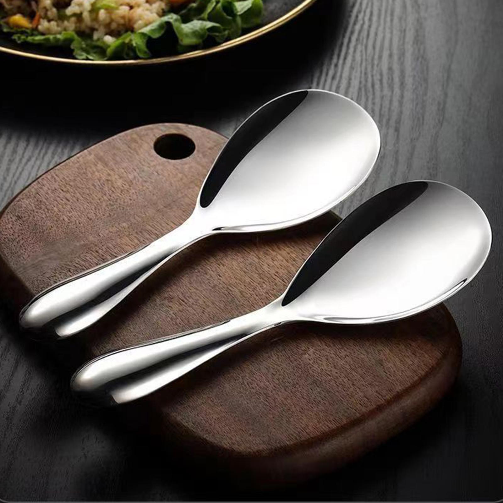 Kitchen Gadgets Under 100 - Sendok Nasi Baja Tahan Karat 20.5X7Cm