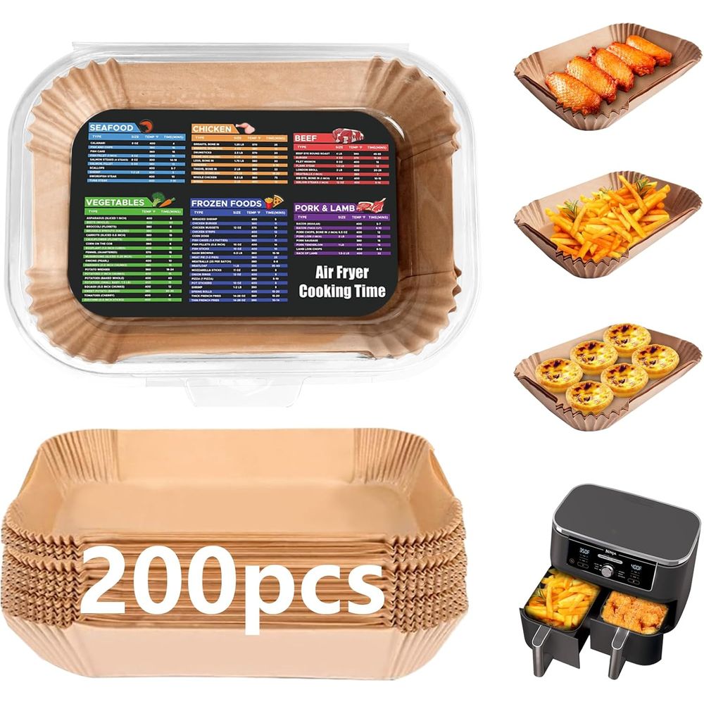 Air Fryer Accessories - 200PCS Kertas Alas Penggorengan Udara atau