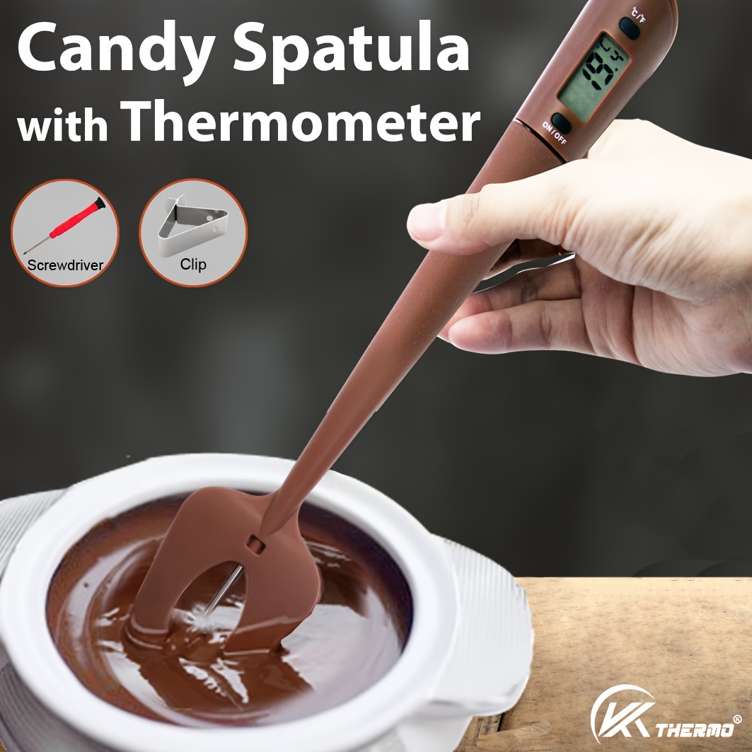 Kitchen Gadgets Under 100 - Spatula Permen Digital dengan Termometer untuk
