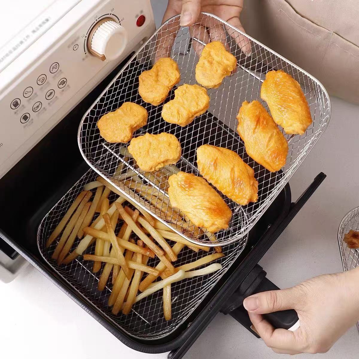 Rak Penggorengan Udara Oven Pe - Air Fryer Accessories ulasan dan harga