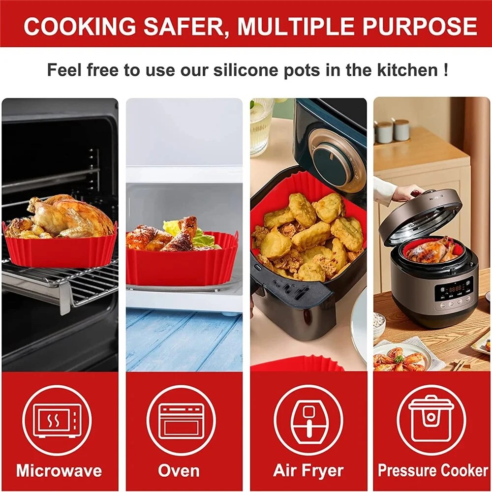 1 Buah Aksesori Pelapis Panci  - Air Fryer Accessories ulasan dan harga