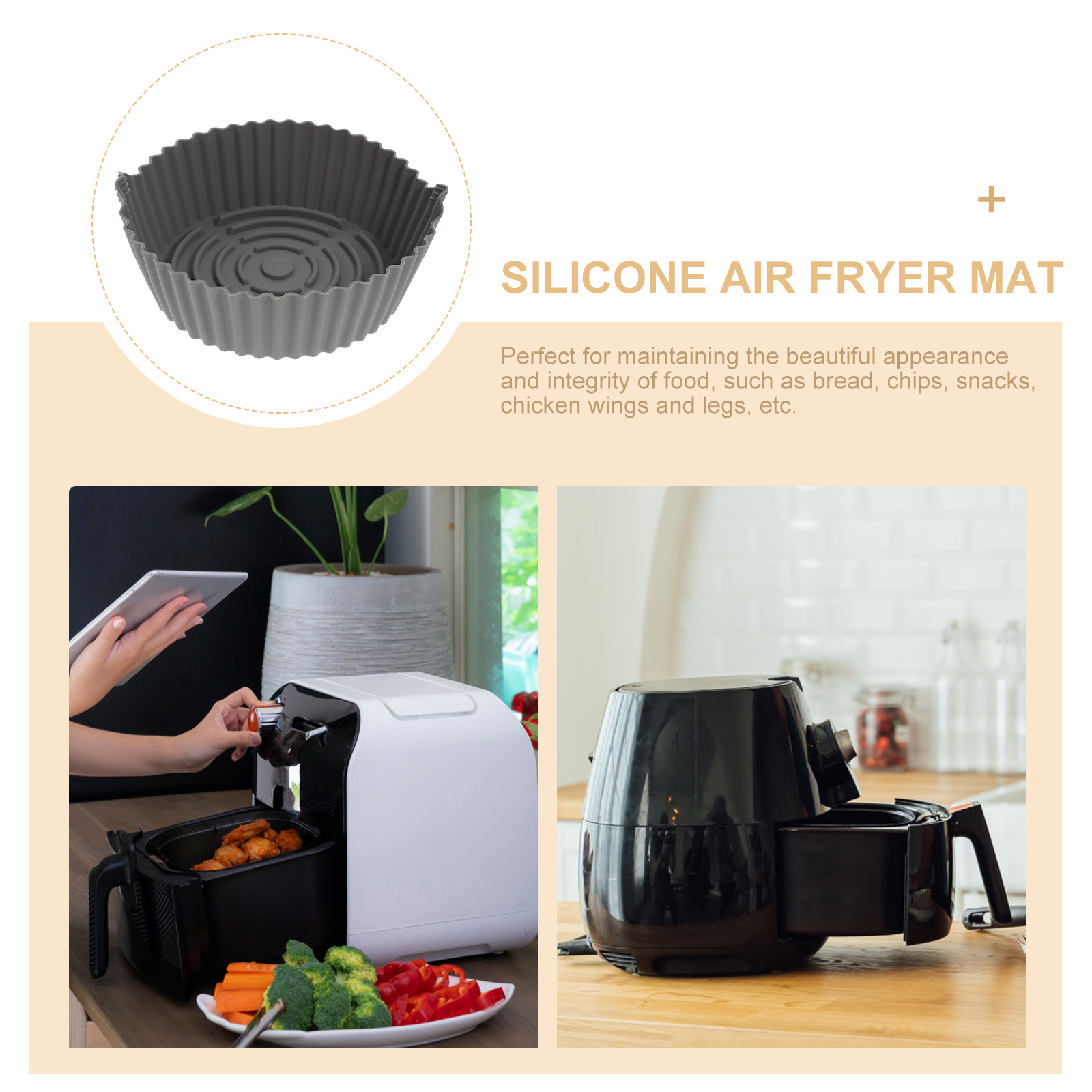 Alas Penggorengan Udara Siliko - Air Fryer Accessories ulasan dan harga