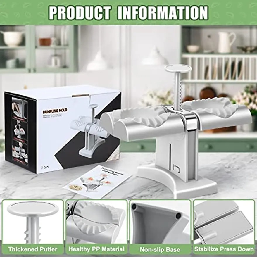 Pembuat Pangsit Otomatis Mesin - Kitchen Gadgets Dumpling Maker ulasan dan harga