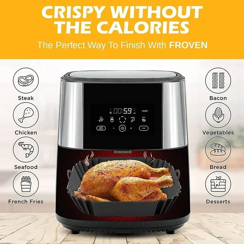 1 Buah Keranjang Penggorengan  - Air Fryer Accessories ulasan dan harga