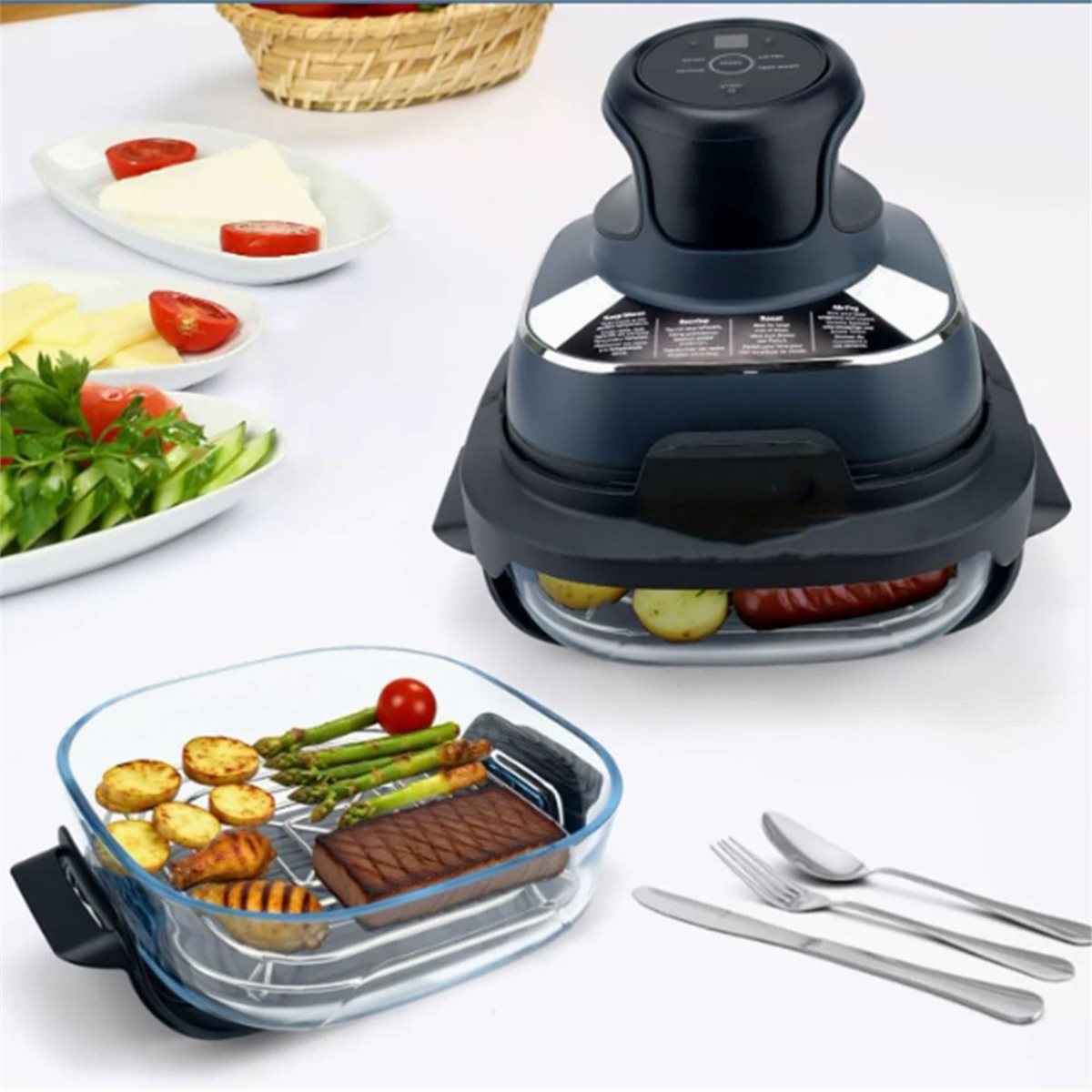 perbarui. 3 Buah Rak Baja Taha - Air Fryer Accessories ulasan dan harga