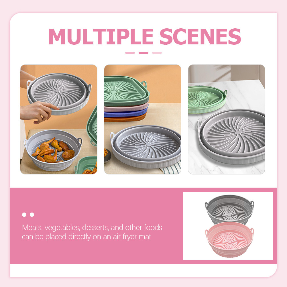 2 Buah Alas Silikon Air Fryer  - Air Fryer Accessories ulasan dan harga