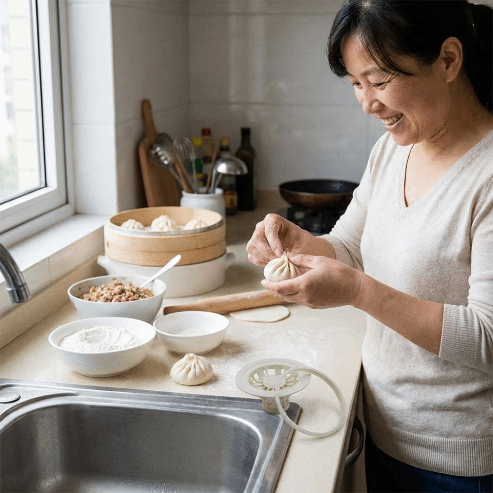 Mesin Pembuat Baozi Manual den - Kitchen Gadgets Dumpling Maker ulasan dan harga