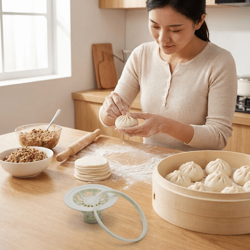Mesin Pembuat Baozi Manual den - Kitchen Gadgets Dumpling Maker ulasan dan harga