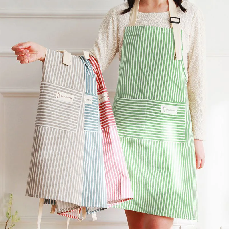 Celemek Dapur Celemek Bergaris - Kitchen Gadgets Trending ulasan dan harga