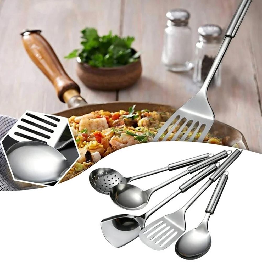 5PCS/SET Spatula Praktis Bahan - Kitchen Gadgets Under 100 ulasan dan harga