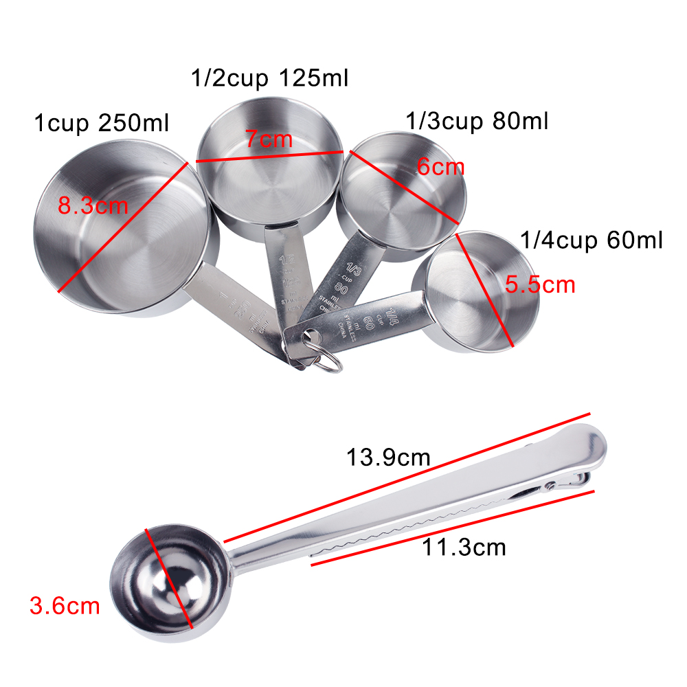 Set gelas dan sendok ukur dapa - Kitchen Gadgets Oxo ulasan dan harga